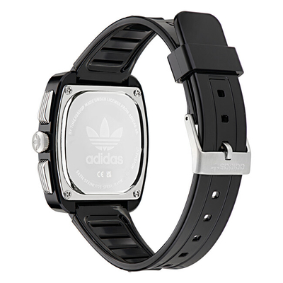 Orë dore Adidas Retro Wave Two Chrono AOSY24533, e zezë