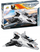 Сет за градење COBI Top Gun Enemy Strike Jet Su 57, 851 делови, 1:48, сива