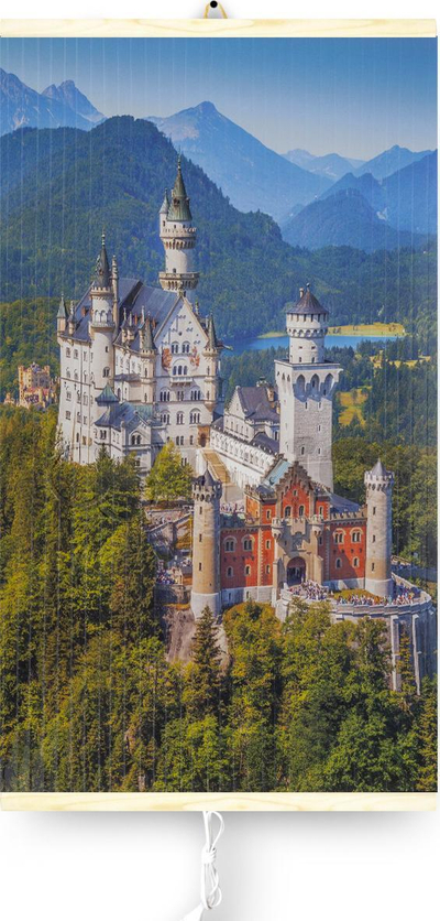 Panel dekorativ ngrohës TRIO Neuschwanstein Castle, infra të kuqe, 420W, 100 x 57 cm