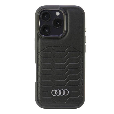 Mbulesë telefoni Audi AU TPUPCMIP16P GT D3, MagSafe, për iPhone 16 Pro 6.3", e zezë