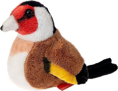 Lodër pelushi Beppe Goldfinch, 13cm, shumëngjyrëshe