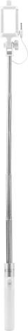 Selfie stick Natec SF-20W, lidhje 3.5 mm, montim për smartphone dhe kamera sportive, i zi