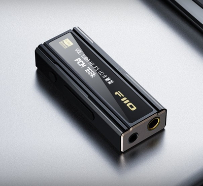 DAC portabël FiiO KA5, USB, dalje 3.5mm dhe 4.4mm, i zi