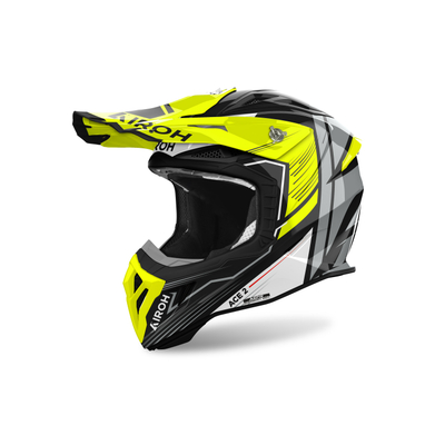 Kaskë motori Airoh Aviator Ace 2 Engine, off road, e bardhë