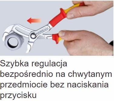 Клешти за цевки Knipex Cobra Next Generation 8726250, VDE, изолирани