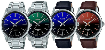Orë për meshkuj Casio MTP-E180L-2AVEF, e zezë