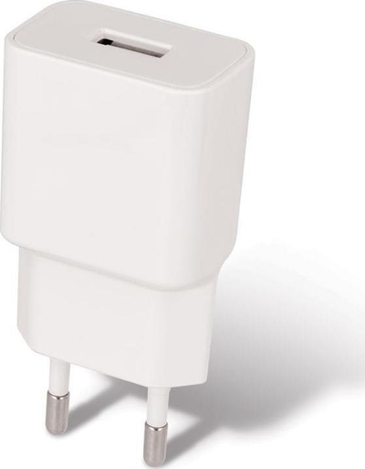Karikues për iPhone Maxlife MXTC-01, 2.1A, kabllo 1m Lightning, i bardhë