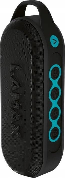 Altoparlant Bluetooth Lamax Street2, portativ, që s’e zë uji i spërkatur, i zi