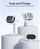 Kапаче за заштита ESR Orbit Hybrid HaloLock за AirPods Pro 3, со MagSafe, со магнетен капак, црно