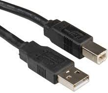 Kabllo USB Roline, USB-A me USB-B, 1.8 m, e zezë