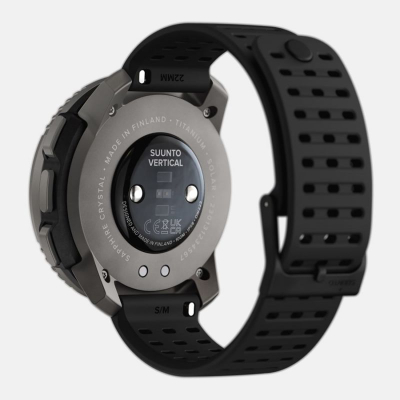 Ora sportive Suunto Vertical Titanium Solar, GPS, 100m rezistente ndaj ujit, e zezë