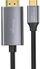 Adapter video MediaRange USB C 3.2 në HDMI, kabllo 1.8m, i zi