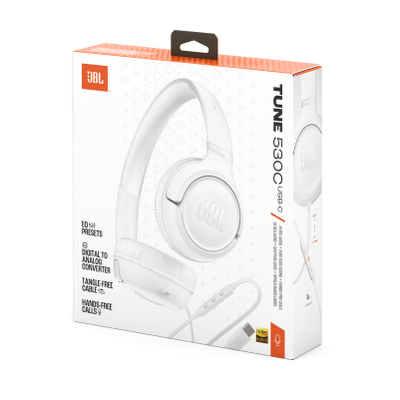 JBL TUNE 530 USB-C WHT
