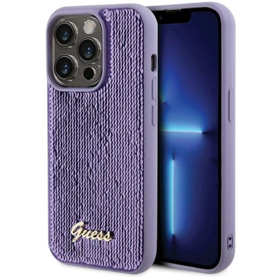 Mbrojtëse telefoni Guess GUHCP15LPSFDGSU, iPhone 15 Pro 6.1", hardcase, lejla
