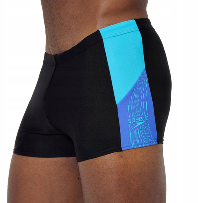 Костим за капење Speedo Dive, за мажи, тесен, црн