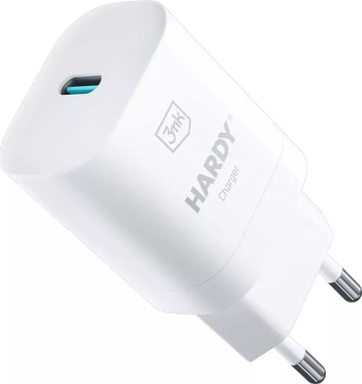 Karikues muri 3MK HARDY 3MK4699, 1x USB C, karikim i shpejtë, i bardhë