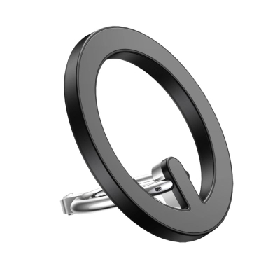 Mbajtëse magnetike makine Joyroom JR-ZS294, unazë telefoni 360°, MagSafe, e zezë