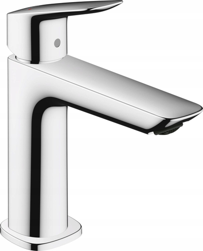 Batari lavamani Hansgrohe Logis 110 Fine 71253000, ComfortZone 110, pa set shkarkimi, krom