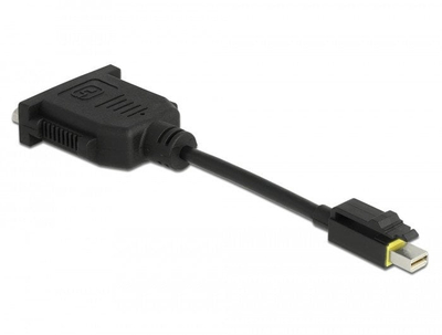 Adapter video DeLOCK 65979, Mini DisplayPort në DVI, 0.15m, i zi