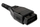 Prizë diagnostikuese OBD II 16 pin, 66.5 x 40mm, e zezë