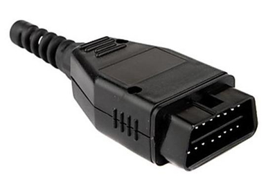 Prizë diagnostikuese OBD II 16 pin, 66.5 x 40mm, e zezë