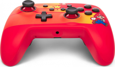 Kontroller PowerA Enhanced Speedster Mario, me kabllo, i kuq