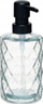 Dozator sapuni Berilo Diamond, xham transparent, 410ml, kapak i zi