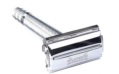 Set për rrojë Wilkinson Sword, Premium,  brisk rroje 1 copë + koka zëvendësuese për brisk rroje 5 copa + brushë rroje 1 copë + sapun rroje 125 g