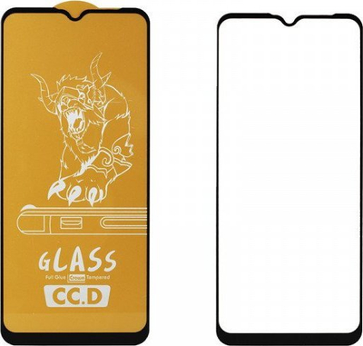 Xham mbrojtës Somostel Glass për iPhone 6 7 8 Plus, full glue, me kornizë të zezë