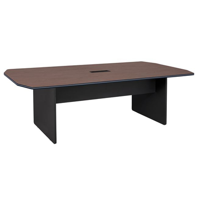 Tavolinë konferencash HM2103.02, 240x120x75 cm, melaminë gri walnut