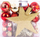 Set zbukurimesh për Krishtlindje Home and Styling Collection, 44 copë, ngjyrë e kuqe dhe e artë