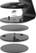Вртлива основа Compulocks за Core Stand, компактна, црна