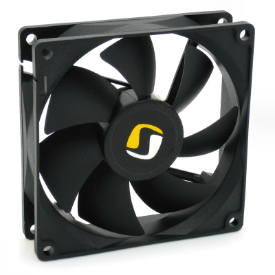 Ftohës SilentiumPC Zephyr 92, 9.2 cm, i zi