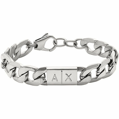 Byzylyk për meshkuj Armani Exchange, i argjendtë