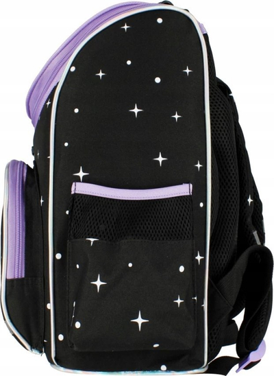 Çantë shpine shkollore Herlitz School Satchel Ballerina, hardbag, një ndarje, e zezë