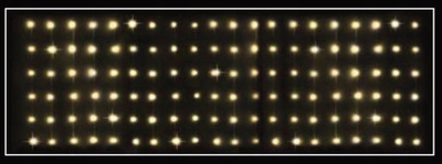 Perde drite LED Lumineo, 3 metra, 120 LED, e bardhë e ngrohtë