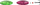Karrem metalik Hansen Snapshot SD, 4.4cm, 7.6g, ngjyrë jeshile roze
