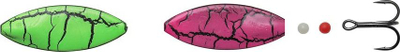 Karrem metalik Hansen Snapshot SD, 4.4cm, 7.6g, ngjyrë jeshile roze