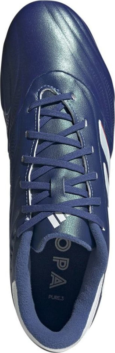 Këpucë futbolli Adidas Copa Pure 2.3 FG M IE4896, taban me kramponë, për bar natyral, blu me të bardha