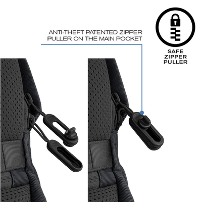 Shpinore anti-vjedhje XD Design Bobby Soft, 15.6", 16L, e zezë
