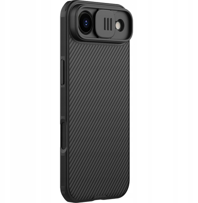 Mbulesë magnetike Nillkin CamShield PRO për iPhone 17 Air, me rrëshqitës kamere, e zezë