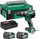 Stërvitëse kaçavidë HiKOKI DS18DBSLWFZ, 18V, brushless, jeshile me të zezë