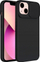 Kuti telefoni Silicone Slide Case për Samsung Galaxy S23 FE, TPU mbrojtëse, me kapak kamere, e zezë