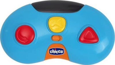 Makina lodër me telekomandë Chicco Turboball Coupé RC, 18m 4v, me efekte zanore, blu portokalli