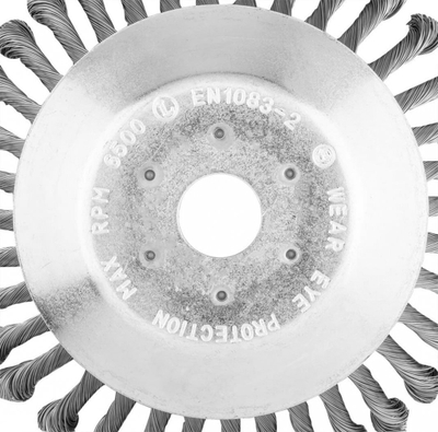 Furçë teli për kosë me benzinë Graphite 55H101, 200mm, vrimë 25.4mm, metalike