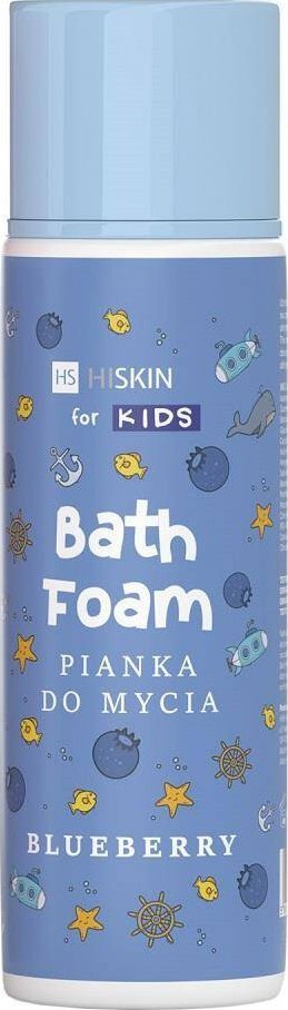 Shkumë banjo për kalamajt HiSkin Kids Bath Foam, 250ml, blu