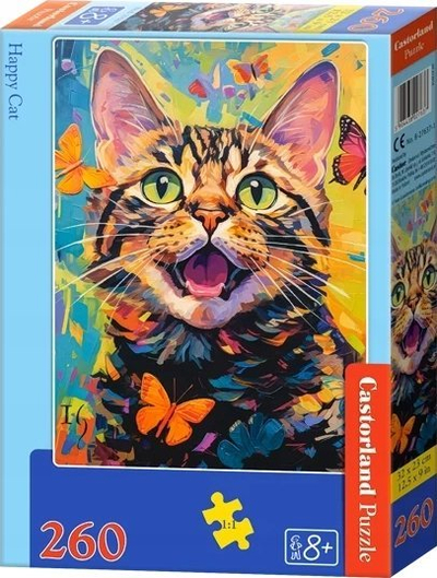 Puzzle Castorland Happy Cat, 260 pjesë, për fëmijë