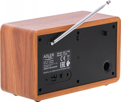 Radio Adler AD 1184, DAB+, Bluetooth, dru kafe