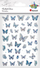 Stickerë dekorativë Herlitz, me flutura holografike, blu