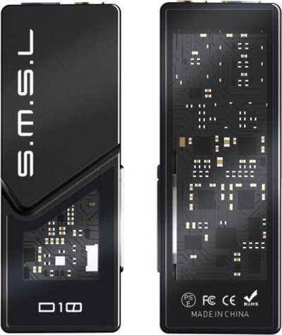 Dekoder audio portabël S.M.S.L D10, DAC me amplifikator kufjesh, 500mW, 3.5mm dhe 4.4mm